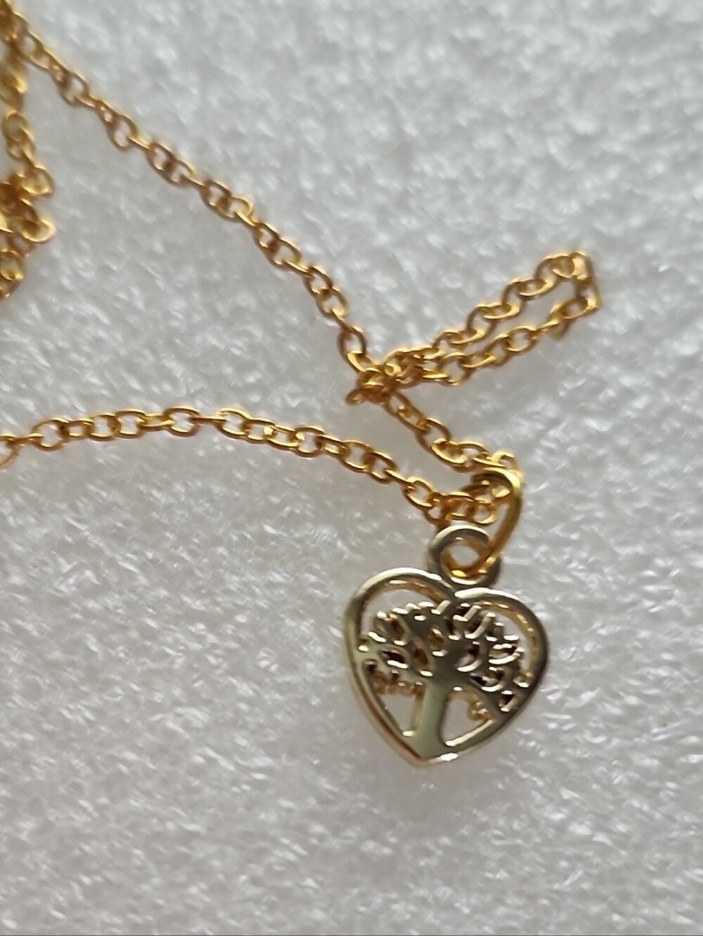 Hand Crafted Gold Heart Tree Of Life Bracelet / Anklet